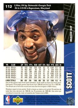 1996-97 Collector's Choice French #112 Dennis Scott  Back