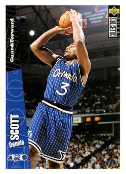 1996-97 Collector's Choice French #112 Dennis Scott  Front