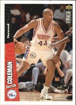 1996-97 Collector's Choice French #118 Derrick Coleman  Front