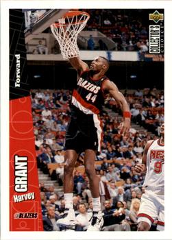 1996-97 Collector's Choice French #128 Harvey Grant  Front