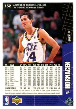 1996-97 Collector's Choice French #152 Jeff Hornacek  Back