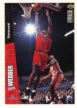1996-97 Collector's Choice French #163 Chris Webber  Front