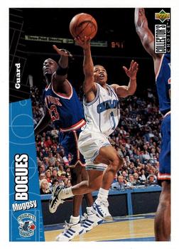 1996-97 Collector's Choice German #18 Muggsy Bogues  Front