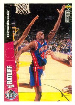 1996-97 Collector's Choice German #48 Theo Ratliff  Front