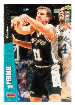 1996-97 Collector's Choice German #142 Will Perdue  Front