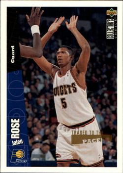 1996-97 Collector's Choice Italian #42 Jalen Rose  Front