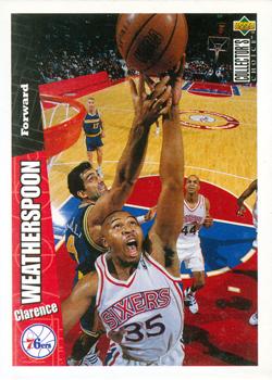 1996-97 Collector's Choice Italian #121 Clarence Weatherspoon  Front