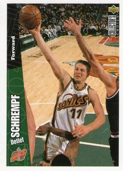 1996-97 Collector's Choice Italian #145 Detlef Schrempf  Front