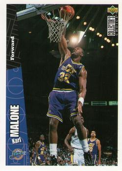 1996-97 Collector's Choice Italian #155 Karl Malone  Front