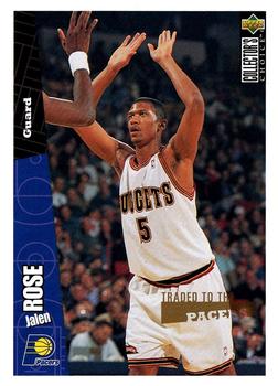 1996-97 Collector's Choice Spanish #42 Jalen Rose  Front