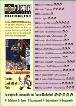 1996-97 Collector's Choice Spanish #200 Checklist  Front