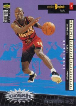 1996-97 Collector's Choice French - You Crash the Game Scoring #C1 Mookie Blaylock  Front