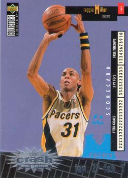 1996-97 Collector's Choice French - You Crash the Game Scoring #C11 Reggie Miller  Front