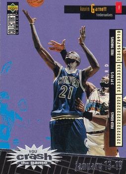 1996-97 Collector's Choice French - You Crash the Game Scoring #C16 Kevin Garnett  Front