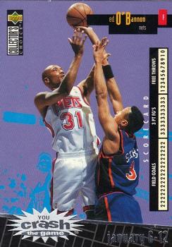 1996-97 Collector's Choice French - You Crash the Game Scoring #C17 Ed O'Bannon  Front