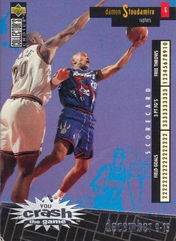 1996-97 Collector's Choice French - You Crash the Game Scoring #C26 Damon Stoudamire  Front