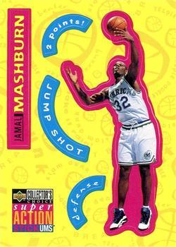 1996-97 Collector's Choice French - Super Action Stick 'Ums #S6 Jamal Mashburn  Front