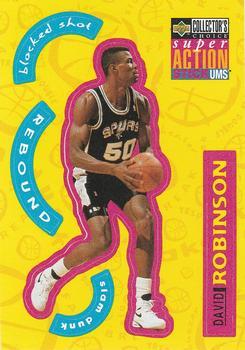 1996-97 Collector's Choice French - Super Action Stick 'Ums #S24 David Robinson  Front