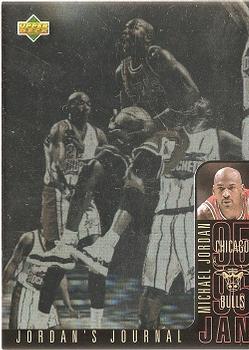 1996-97 Collector's Choice Italian - Jordan's Journal #J3 Michael Jordan Front