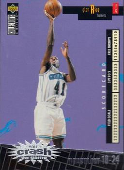 1996-97 Collector's Choice Spanish - You Crash the Game Scoring #C3 Glen Rice  Front