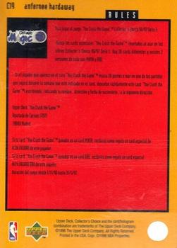 1996-97 Collector's Choice Spanish - You Crash the Game Scoring #C19 Anfernee Hardaway  Back