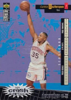 1996-97 Collector's Choice Spanish - You Crash the Game Scoring #C20 Clarence Weatherspoon  Front
