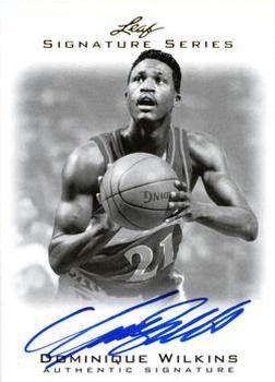 2012-13 Leaf Signature Series #BA-DW1 Dominique Wilkins Front