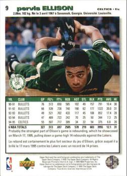 1995-96 Collector's Choice French I #9 Pervis Ellison Back