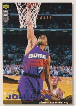 1995-96 Collector's Choice French I #123 Kevin Johnson Front