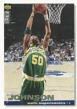 1995-96 Collector's Choice French I #152 Ervin Johnson Front