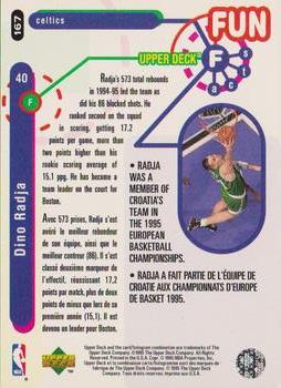 1995-96 Collector's Choice French I #167 Dino Radja Back