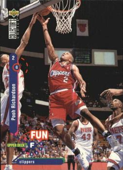 1995-96 Collector's Choice French I #177 Pooh Richardson Front