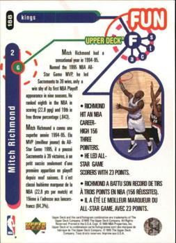 1995-96 Collector's Choice French I #188 Mitch Richmond Back