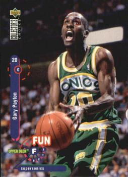 1995-96 Collector's Choice French I #190 Gary Payton Front