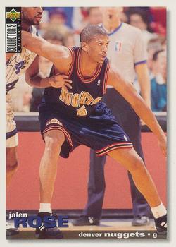 1995-96 Collector's Choice French II #29 Jalen Rose Front