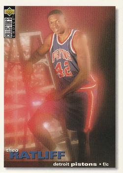 1995-96 Collector's Choice French II #33 Theo Ratliff Front