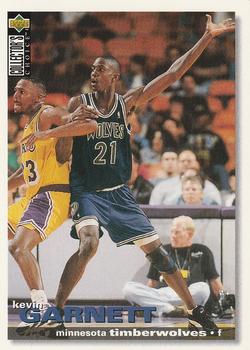 1995-96 Collector's Choice French II #59 Kevin Garnett Front