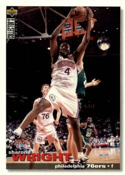 1995-96 Collector's Choice French II #73 Sharone Wright Front