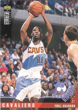 1995-96 Collector's Choice French II #115 Terrell Brandon Front