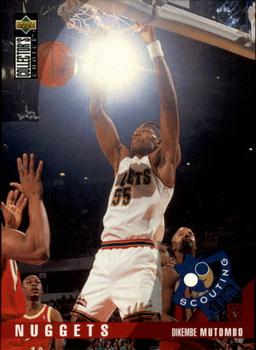 1995-96 Collector's Choice French II #117 Dikembe Mutombo Front