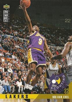 1995-96 Collector's Choice French II #123 Nick Van Exel Front
