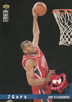 1995-96 Collector's Choice French II #130 Jerry Stackhouse Front