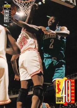 1995-96 Collector's Choice French II #194 Larry Johnson Front