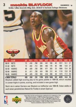 1995-96 Collector's Choice German I #3 Mookie Blaylock Back