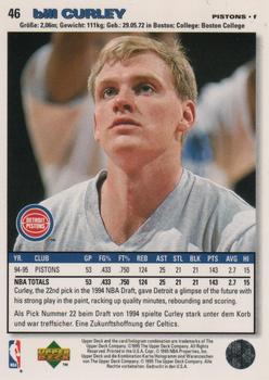 1995-96 Collector's Choice German I #46 Bill Curley Back
