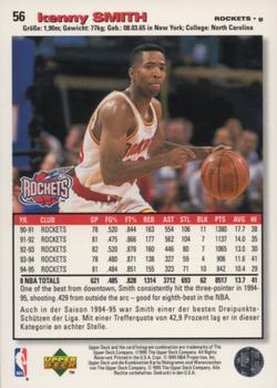 1995-96 Collector's Choice German I #56 Kenny Smith Back
