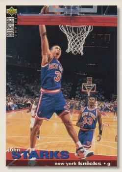 1995-96 Collector's Choice German I #106 John Starks Front
