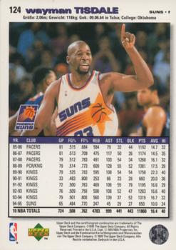 1995-96 Collector's Choice German I #124 Wayman Tisdale Back