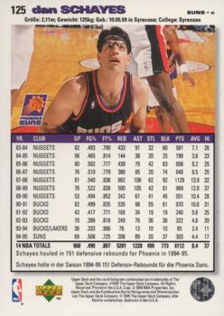 1995-96 Collector's Choice German I #125 Dan Schayes Back