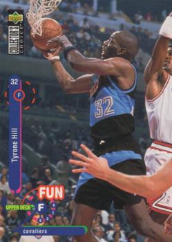 1995-96 Collector's Choice German I #170 Tyrone Hill Front